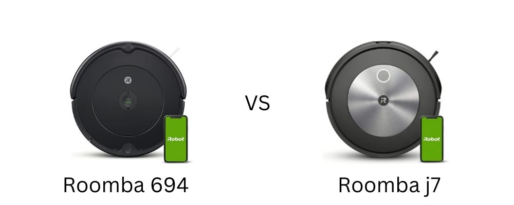 Roomba 694 vs. j7